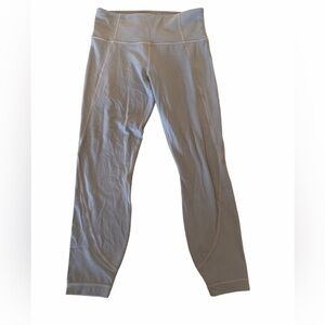 Athleta Gray Elation Train 7/8 Leggings- Size Small